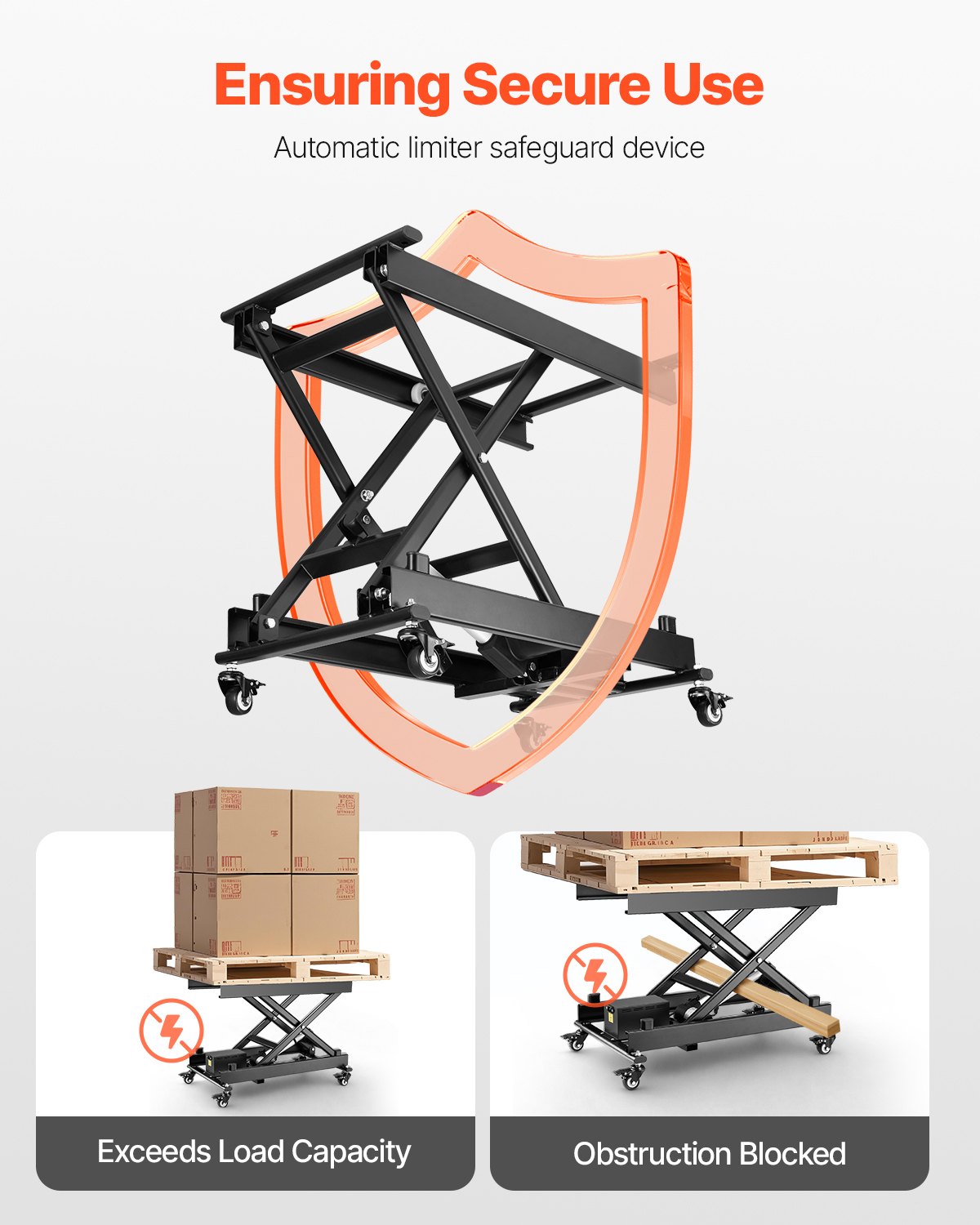 VEVOR Elektrischer Hubtisch 76x44 cm, 150 kg Tragkraft, Scherenhubtisch, 200 bis 710 mm höhenverstellbare Hebebühne, Couchtischlift mit 4 Rädern, für Materialhandhabung und Transport, Schwarz