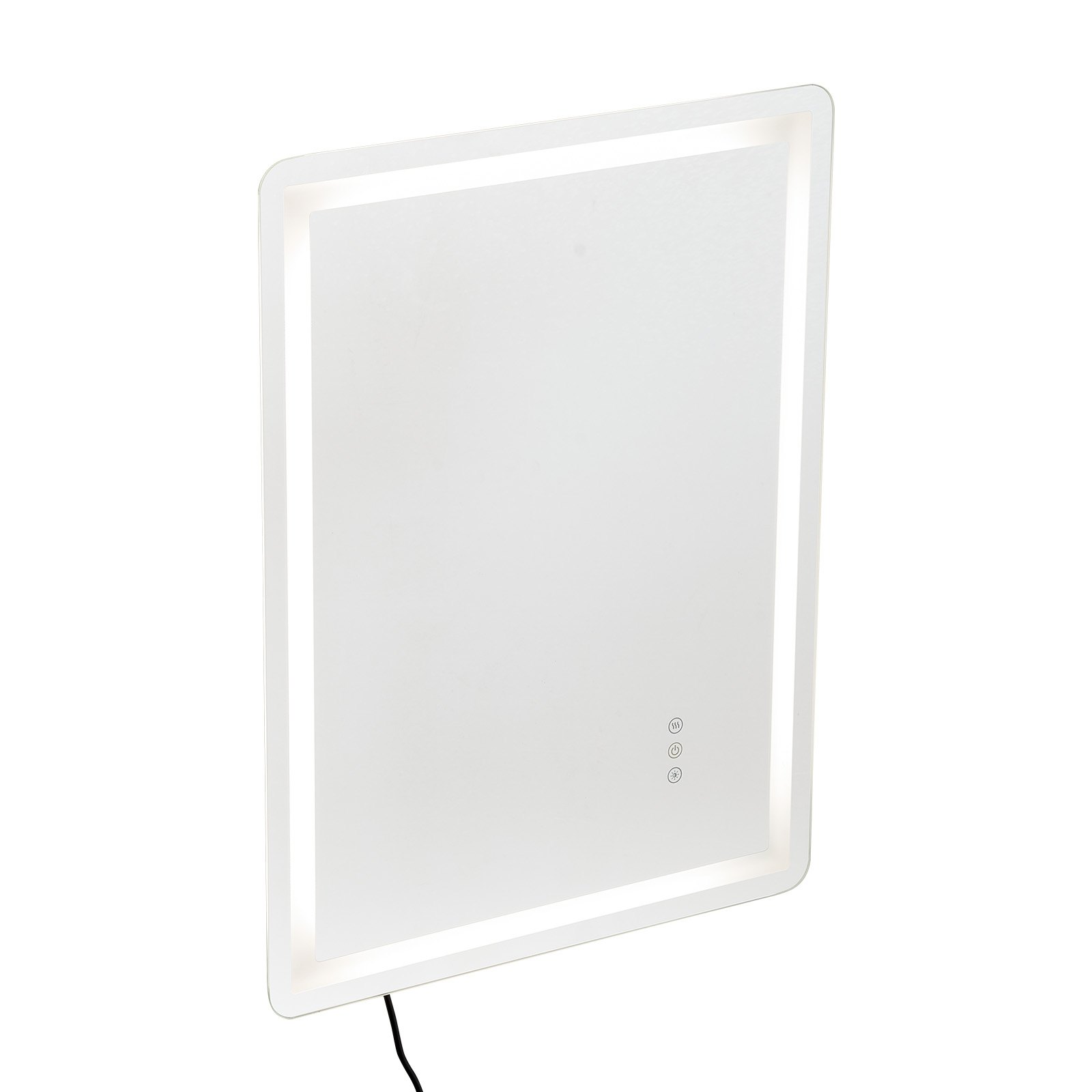 VEVOR LED Badezimmerspiegel Kosmetikspiegel 3 Farben Wandmontage 60x80cm