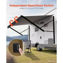 VEVOR Markise Camping Seitenmarkise Wohnwagen Markise Elektrisch 3066mm