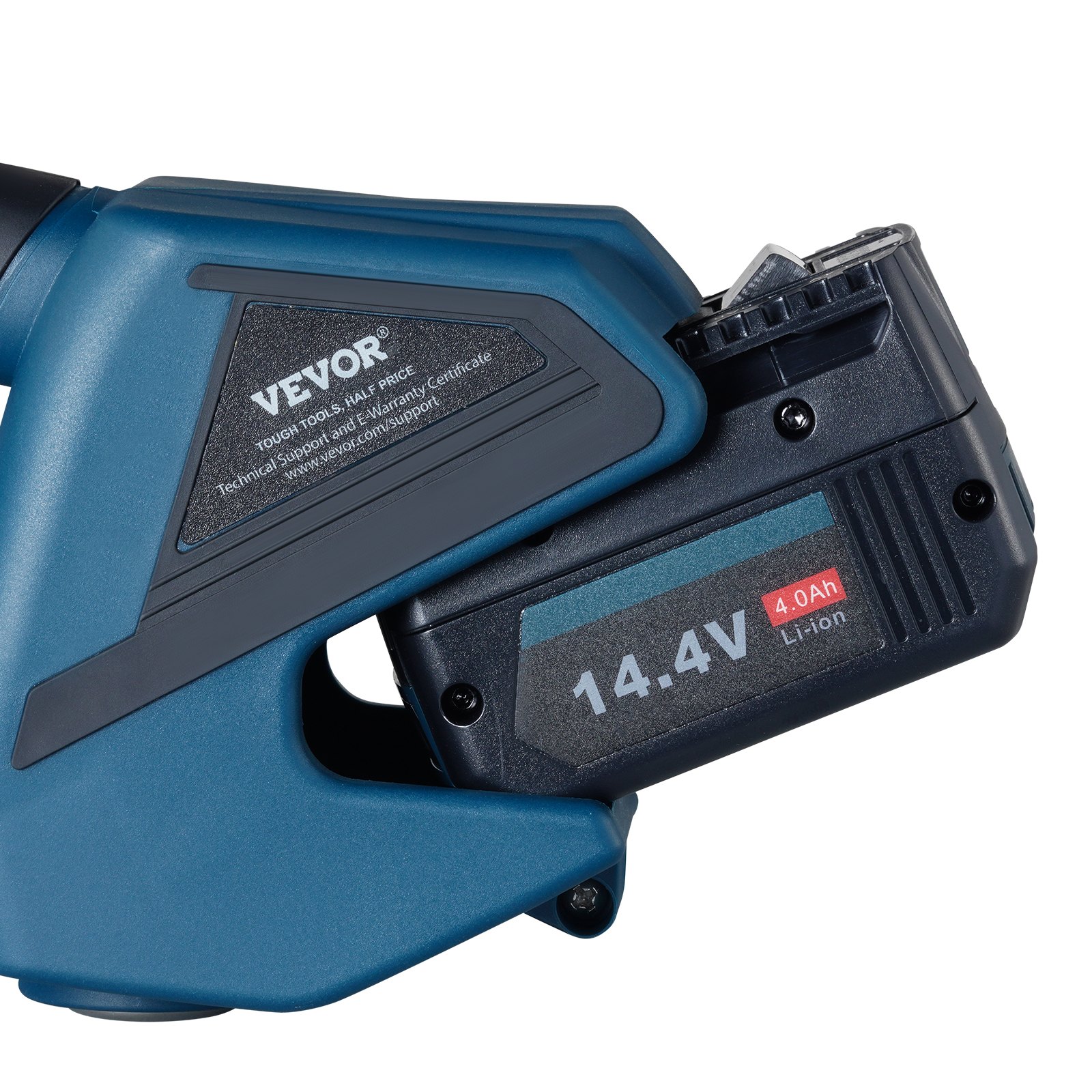 VEVOR Elektrische Umreifungsmaschine, für 0,35"-0,63" PP-PET-Bänder, tragbares elektrisches Umreifungswerkzeug mit Digitalanzeige, 2 x 4000 mAh batteriebetriebenes automatisches Umreifungswerkzeug für Verpackungskartonpaletten