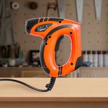 VEVOR elektrische Nagelpistole 2 in 1 Tacker 18 Gauge 15 mm mit 1000 Klammern & 1000 Nägeln & rutschfester Gummigriff, Elektrotacker für Holzarbeiten und Heimwerkerprojekte