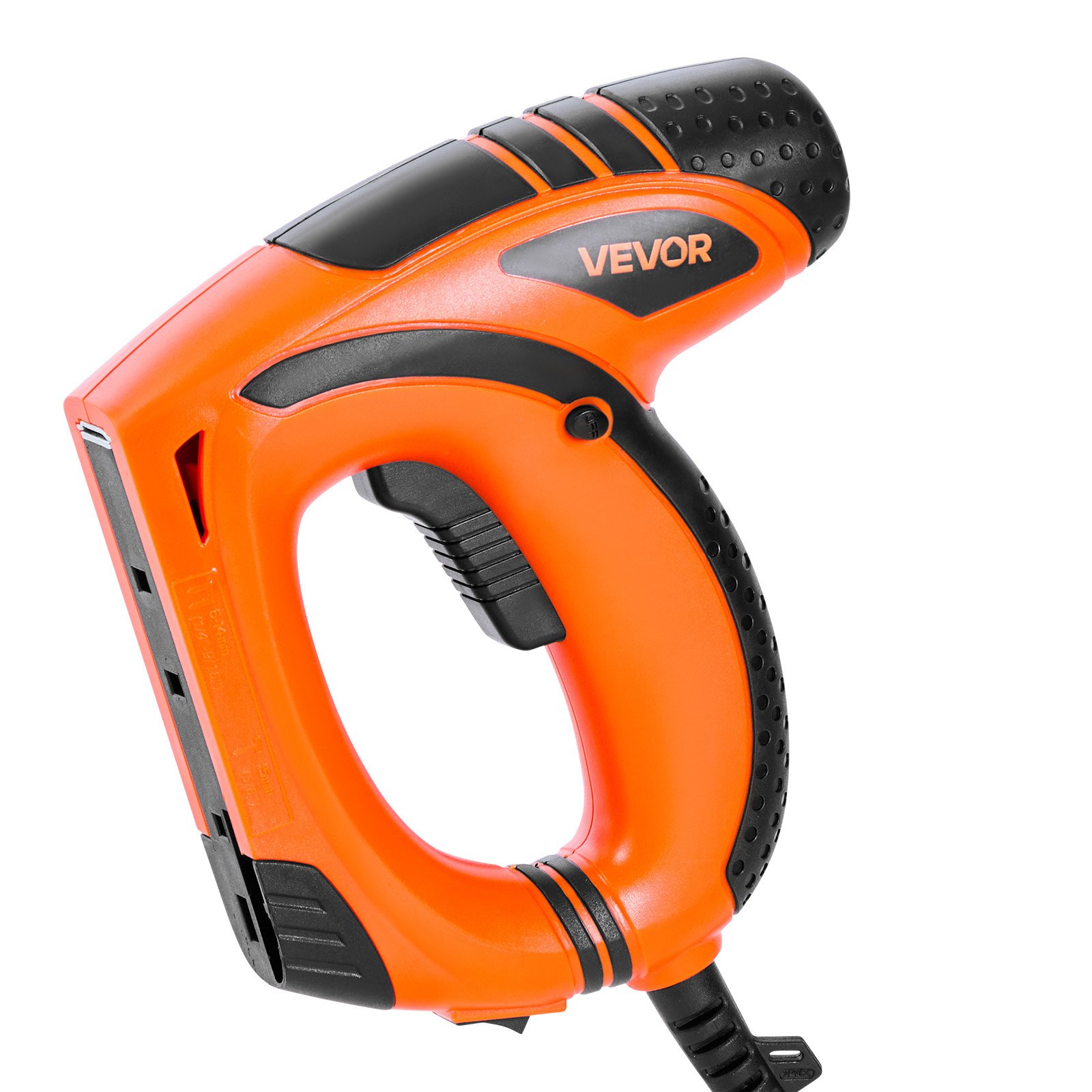 VEVOR elektrische Nagelpistole 2 in 1 Tacker 18 Gauge 15 mm mit 1000 Klammern & 1000 Nägeln & rutschfester Gummigriff, Elektrotacker für Holzarbeiten und Heimwerkerprojekte