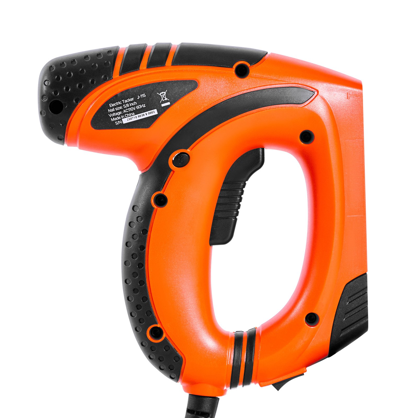 VEVOR elektrische Nagelpistole 2 in 1 Tacker 18 Gauge 15 mm mit 1000 Klammern & 1000 Nägeln & rutschfester Gummigriff, Elektrotacker für Holzarbeiten und Heimwerkerprojekte