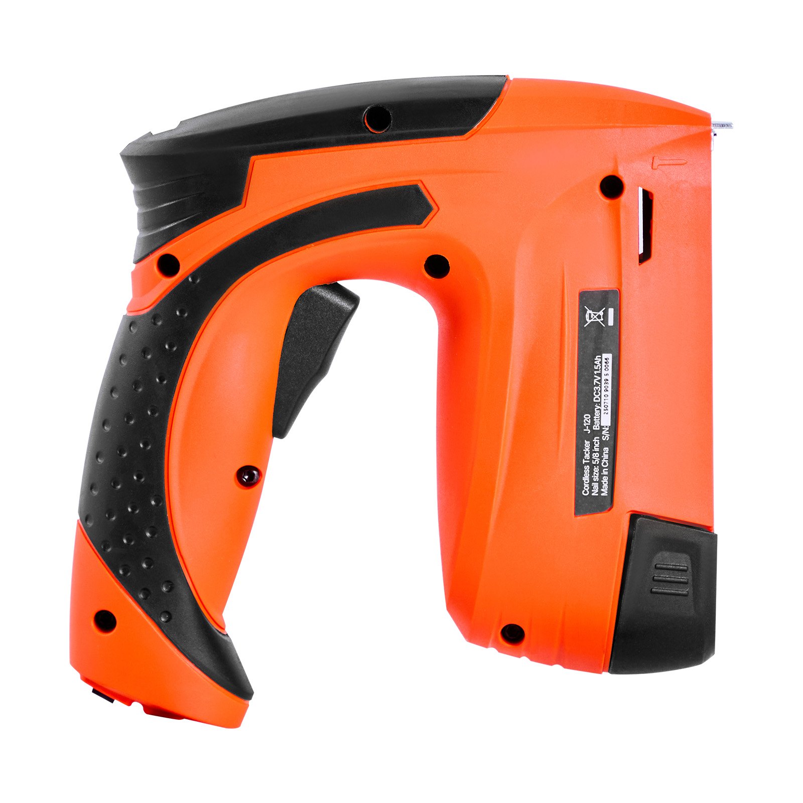 VEVOR Akku elektrische Nagelpistole 2 in 1 Tacker 18 Gauge 15-32 mm mit 1000 Klammern & 1000 Nägeln & rutschfester Gummigriff, kabelloser Elektrotacker für Holzarbeiten und Heimwerkerprojekte