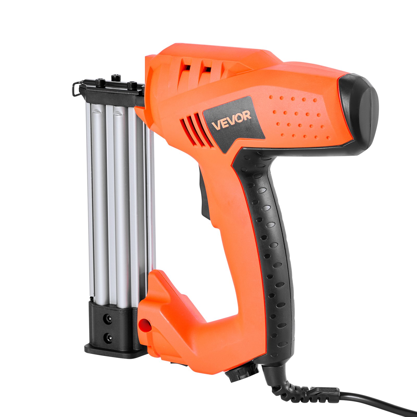 VEVOR elektrische Nagelpistole 2 in 1 Tacker 18 Gauge 15-32 mm mit 1000 Klammern & 1000 Nägeln & rutschfester Gummigriff, Elektrotacker für Holzarbeiten und Heimwerkerprojekte