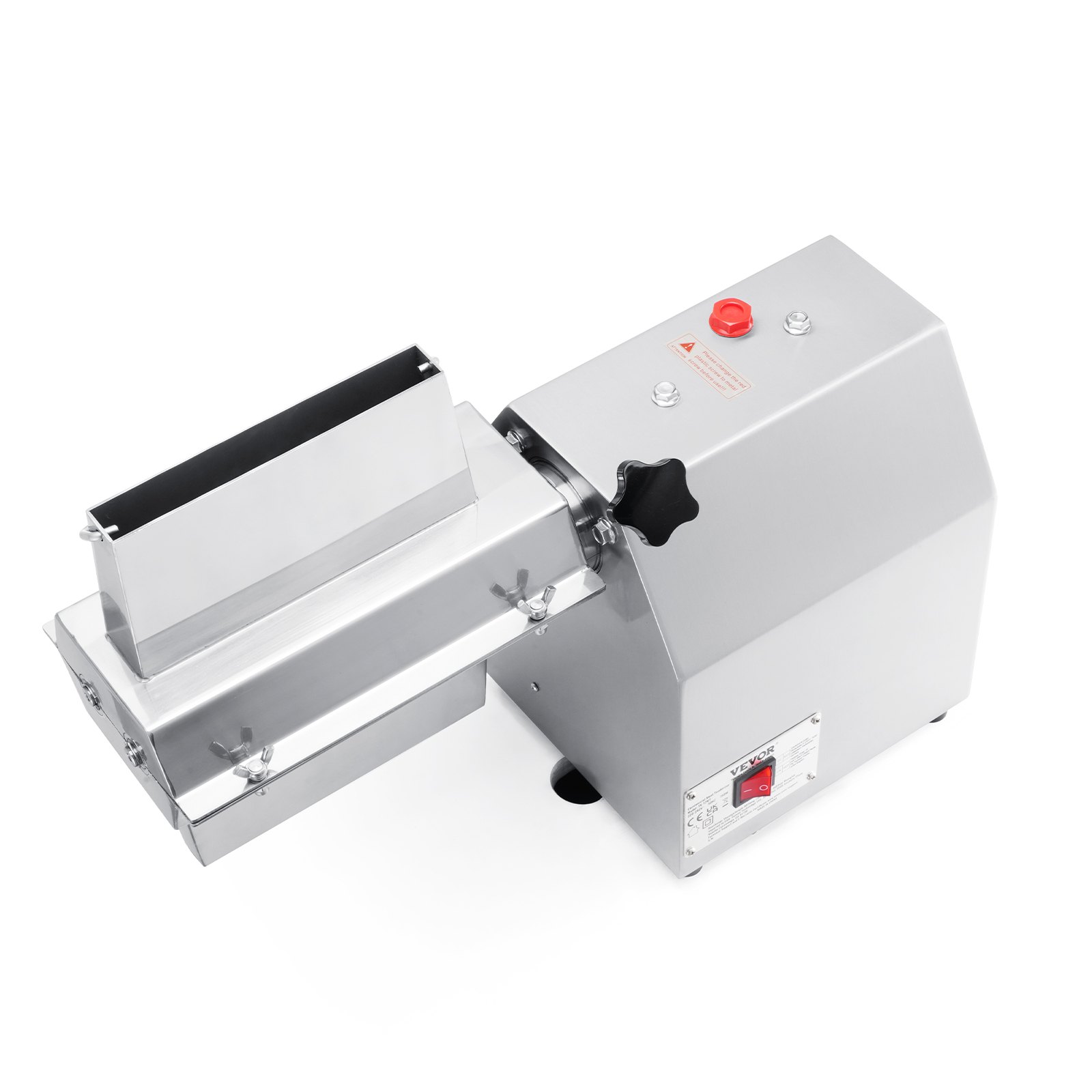 VEVOR Elektrischer Fleischklopfer Fleischzartmacher 750 W, 6-168 mm Einstellbar, Professionelles Fleischklopferwerkzeug 520 x 230 x 390 mm Atomatischer Schweinefleisch-Rindersteakklopfer Küchenhelfer