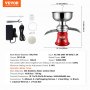 VEVOR Elektrischer Milchabscheider Zentrifugalabscheider 30 W, Milchzentrifuge Separator 100 L/Std. Milchcremetrenner, 10500 U/min Multifunktionale Milchzentrifuge Milchseparator Rot Edelstahl
