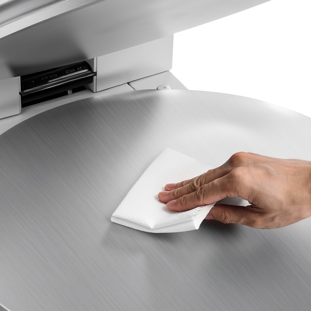 VEVOR Pizzateigpresse 18 Zoll 1200 W Elektrische Teigpresse für Pizzaböden für Pizzerien und Tortilla-Restaurants, 0-240 °C, Einstellbare Teigdicke 0-11 mm, mit Edelstahlgriff, Aluminium-Pressplatte