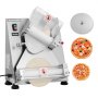 VEVOR elektrische Pizzateigpresse 355,6 mm Gebäck-Pressplatte, Brotpresse automatisch 370 W aus Edelstahl, kommerzieller Chapati Presse, Formmaschine mit einstellbarer Dicke, Teigstücke pro Stunde