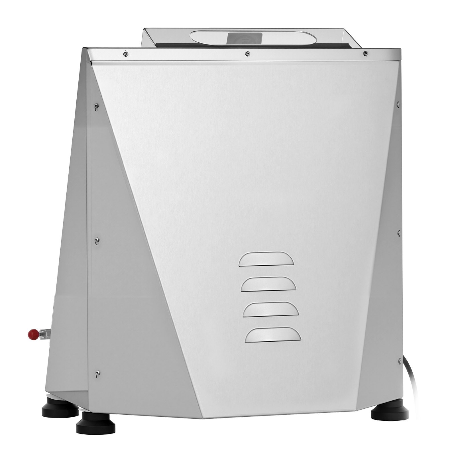 VEVOR elektrische Pizzateigpresse 355,6 mm Gebäck-Pressplatte, Brotpresse 390 W aus Edelstahl, kommerzieller Chapati Presse, Formmaschine mit einstellbarer Dicke & Teigpressdeckel, 260 Stk./h