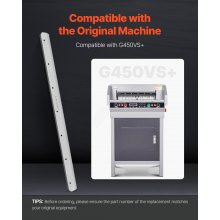 VEVOR Papierschneiderklinge Hochleistungs-Schneidklinge Ersatz für G450VS+