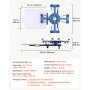 VEVOR Siebdruckmaschine 4-Farben 1-Station-Siebdruckpresse 540x450 mm, 360° Drehbar Präzise Positionierung Pulverbeschichteter Kohlenstoffstahl für T-Shirt-DIY, Heim- und Gewerbekunden