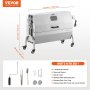 VEVOR Lammgrill Spanferkelgrill Spießbratengrill 52W 90kg Elektrisch BBQ