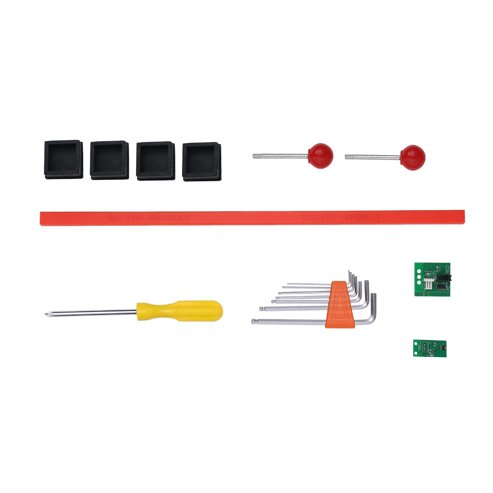VEVOR Elektrischer Papierschneider Max. 450 mm, Elektrische Eckenabrundung, Schnittstärke 40 mm, mit intelligentem LCD-Panel, Positionierung des Infrarotlichts, für Etiketten, Büro