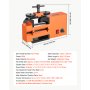 VEVOR Schmuckwalzwerk Elektrisch 60 mm 3-in-1 Walzwerk Flach Vierkant Rund, Werkzeug für DIY-Schmuckhersteller, Einstellbare Dicke 0,03–7 mm, zum Pressen von Duktilen Metallen wie Gold Silber Kupfer