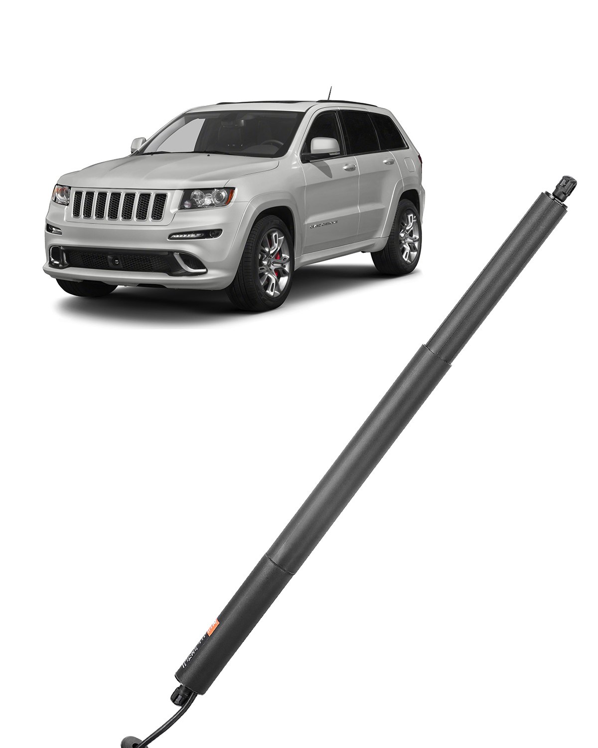 VEVOR Heckklappen-Hebestütze Heckklappenaufsteller hinten links, kompatibel mit Jeep Grand Cherokee WK2-Serie 2011–2012, elektrische Stützstange Heckklappen-Stoßdämpferstrebe (1 Stk.)