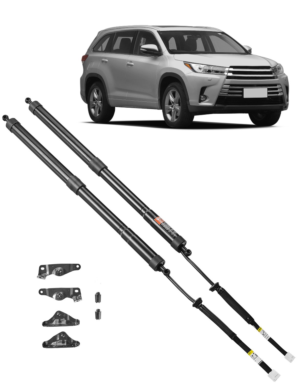 VEVOR Heckklappen-Hebestütze Heckklappenaufsteller hinten links & rechts, kompatibel mit Toyota Highlander 2014–2019, elektrische Stützstange Heckklappen-Stoßdämpferstrebe (2 Stk.) Power (L + R)