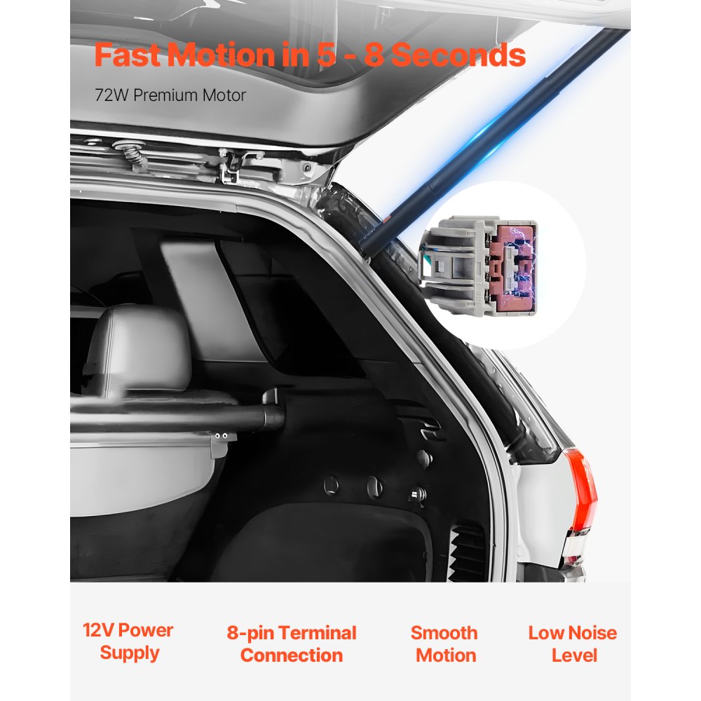 VEVOR 2 x Tailgate Lift Support Rear Left & Right, Compatible with Cadillac Escalade/Escalade ESV 2015-2020, Electric Support Bar, Replaces OE Number 84306929 23226162