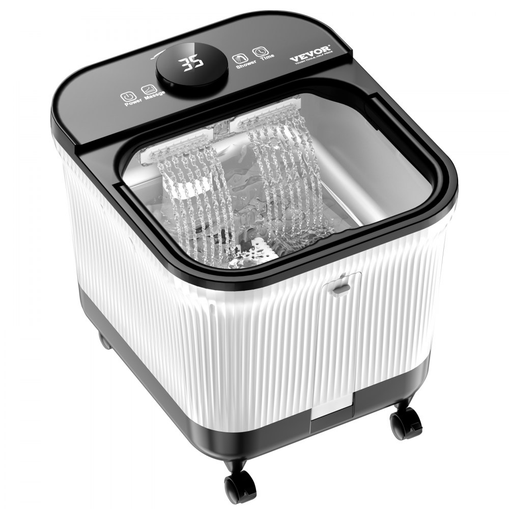 VEVOR Fußsprudelbad Fußbadewanne Fußmassagegerät Massagefunktion 435x355x385mm