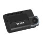 VEVOR 4K Dashcam Auto Vorne und Hinten, 1080p Dual-Autokamera mit Integriertem GPS & G-Sensor, WLAN App-Steuerung 3 Zoll Bildschirm 123° + 125° Weitwinkel Loop-Aufnahme Parkmodus Schwarz