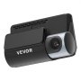VEVOR 4K Dashcam Auto Vorne und Hinten, 1080p Dual-Autokamera mit Integriertem GPS & G-Sensor, WLAN App-Steuerung 3 Zoll Bildschirm 123° + 125° Weitwinkel Loop-Aufnahme Parkmodus Schwarz