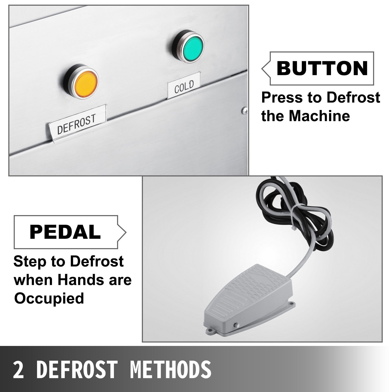Einzelne Pfanne Gebratene Eiscreme Maschine Eismaschine Mit Sechs Eimer 220v