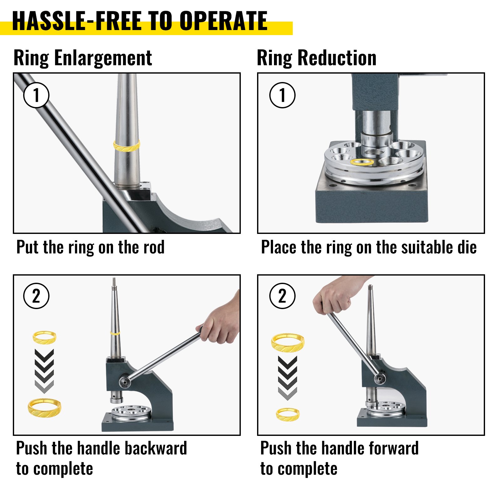 Vevor Ring Vergrößerer Reducer Keilrahmen Expander Ringerweiterung 6-36 9 Kg