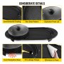 VEVOR 2 in 1 Elektrischer Hot Pot Grill 2200 W Multifunktionaler BBQ Hot Pot 67 x 28 x 17 cm Multifunktionaler Teppanyaki Grill 5 Einstellbare