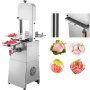 VEVOR Knochen Sägemaschine, 1100 W Elektrische Knochenschneidemaschine 250 kg/h Knochensäge Gefrorenes Fleisch, 600 x 465 x 15 mm Automatische Edelstahl Knochensägemaschine 2 in 1 Multifunktional