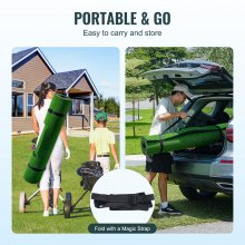 VEVOR Golf Schlagmatte Übungsmatte 152x122cm Golf Trainingshilfe 4 in 1 Austauschbar