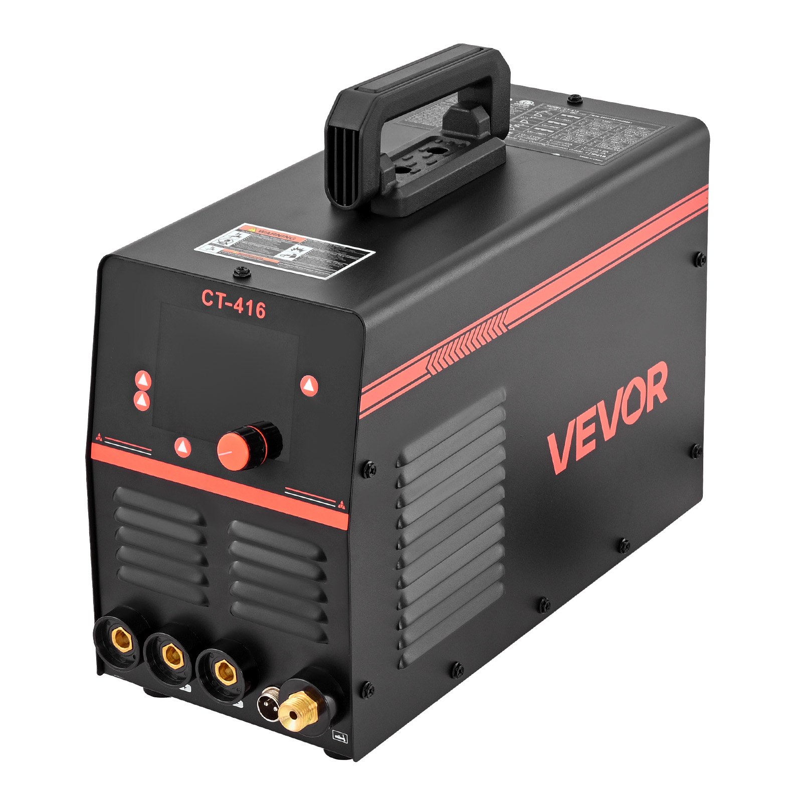 VEVOR 3-in-1 Plasma Cutter Welder Combo - CUT/TIG/MMA, 50A Plasma Cutting Machine & 200A TIG Stick Welder, LED Digital Display with 2T/4T/PA/PT Function for Home Repairs, Workshops, 220V