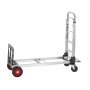 VEVOR 2-in-1 Sackkarre Klappbar 0,6243kg Tragfähigkeit Transportkarre Aluminiumlegierung & Kohlenstoffstahl Sackkarre ⇋ Plattformwagen Trolley für Lade- & Transportaufgaben im Innen- & Außenbereich