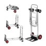 VEVOR 2-in-1 Sackkarre Klappbar 0,6243kg Tragfähigkeit Transportkarre Aluminiumlegierung & Kohlenstoffstahl Sackkarre ⇋ Plattformwagen Trolley für Lade- & Transportaufgaben im Innen- & Außenbereich