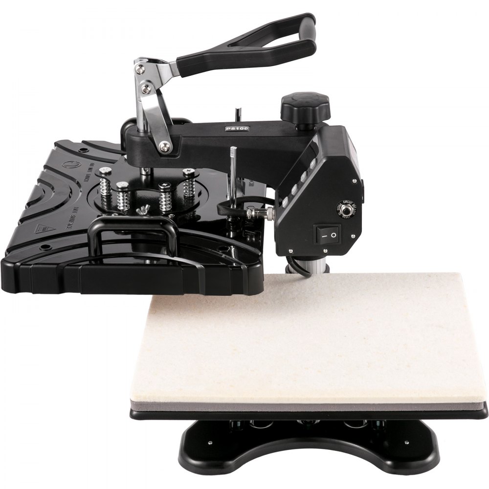 VEVOR 38 x 29 cm Heißpresse 5 in 1 Transferpresse Maschine 1000 W T-Shirt Presse Maschine Hitzepresse Maschine mit Digitaler LED-Temperatur- und Zeitcontroller mit Komplettes Zubehör