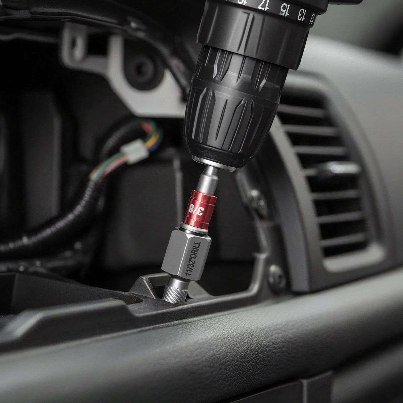 VEVOR Bolzenausdreher-Set mit Bohrern 41-tlg. Schraubenausdreher mit Adaptern & Stabilem Aufbewahrungskoffer, Schraubenlöser aus Cr-Mo-Stahl zum Entfernen von Bolzen & Muttern & Schrauben