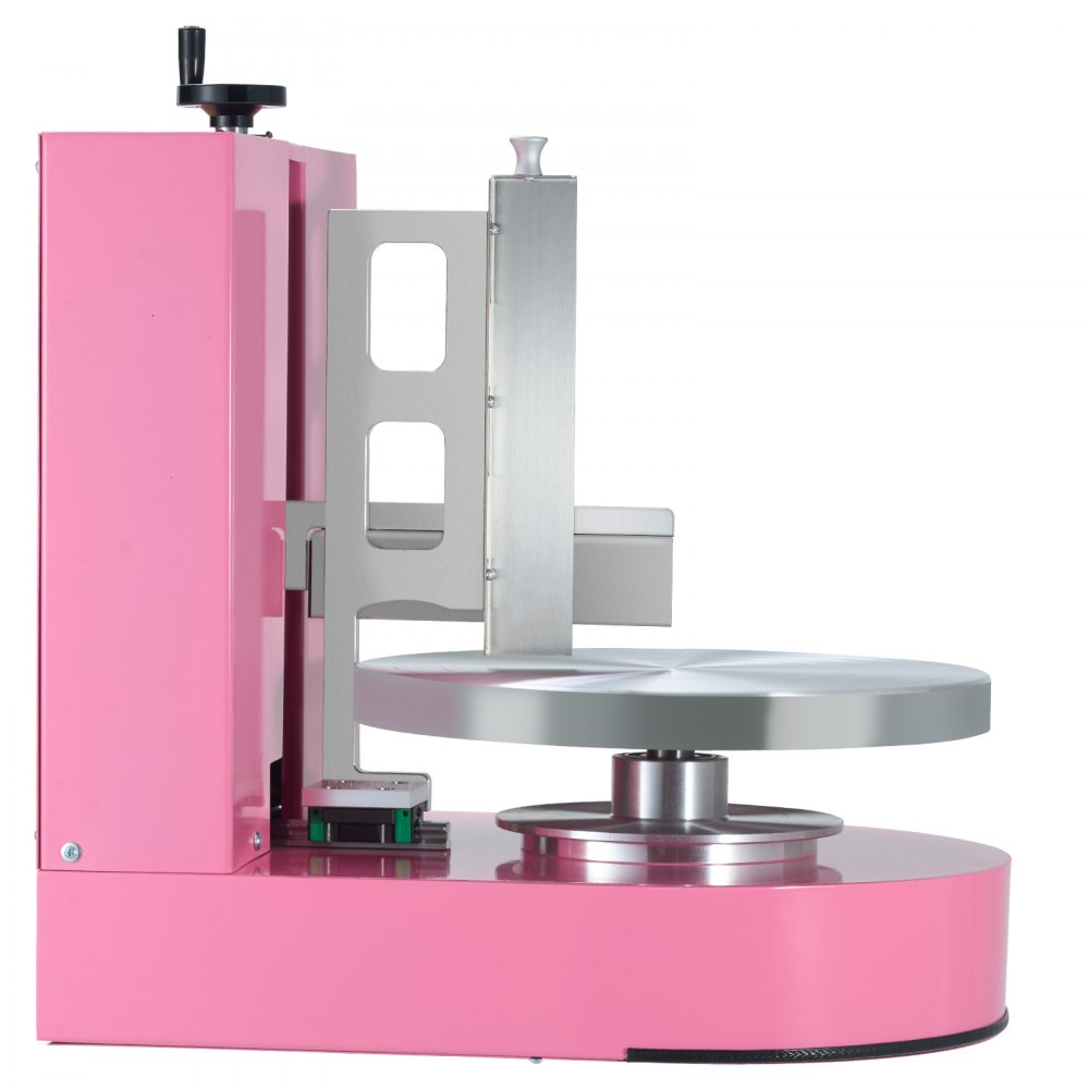 VEVOR einstellbare Tortencremestreichmaschine elektrische Tortendekorationsmaschine zum Verteilen von Kuchencreme, zum Bestreichen und Schmieren von Kuchenglasuren, für 10,16-30,48 cm Kuchen Rosa