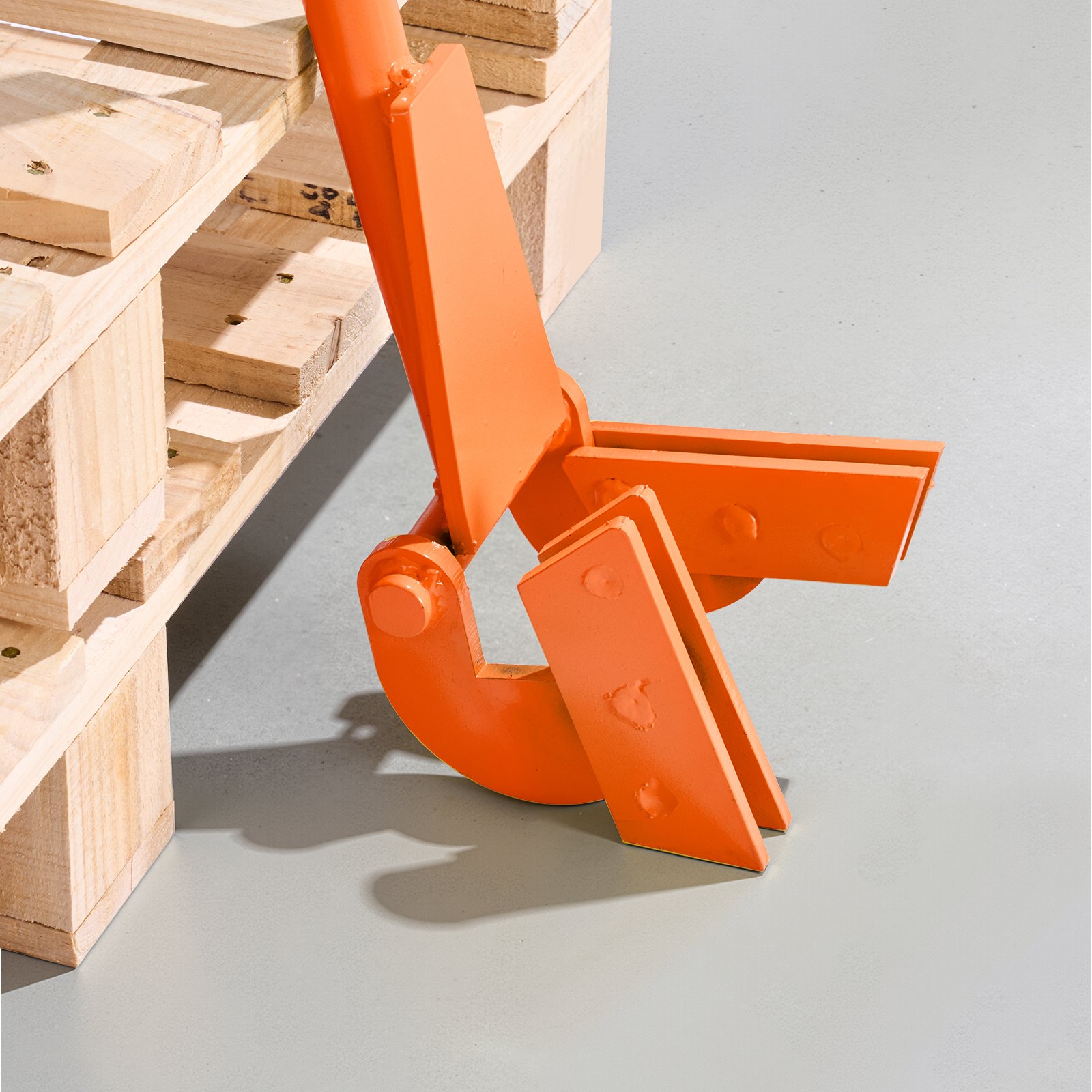 VEVOR Palettenbrecher 1120 mm, Palettenheber 907 kg, Paletten-Buster mit neigbaren Paletten, Handschuhen & Nagelzieher für Aufhebeln von Bodenbelägen, Rahmen, Dächern, Abdeckung & Gipskartonplatten