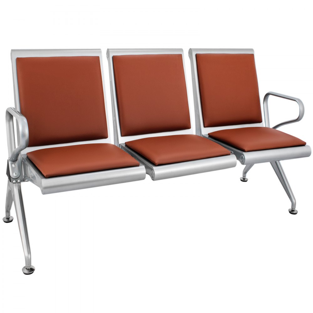 3 Sitzer Pu Leder Wartezimmerbank Gäste Rezeption Bench Business Bank Neu