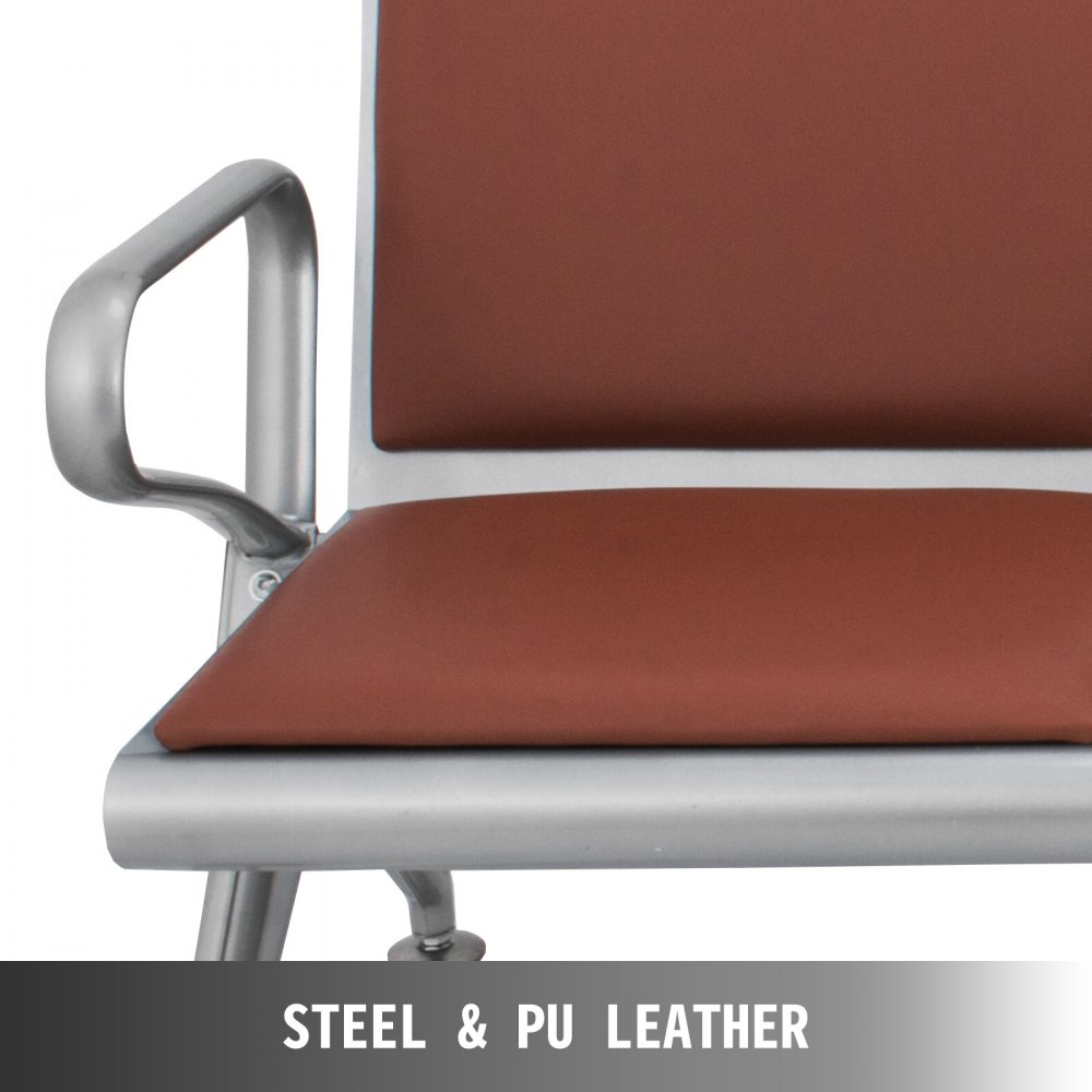 3 Sitzer Pu Leder Wartezimmerbank Gäste Rezeption Bench Business Bank Neu