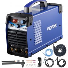Tig Schweißgerät 160 Amp Tig Stab Schweißgerät 110V/220V Dual Voltage Tragbar Tig Schweißmaschine TIG ARC MMA Stab IGBT DC Inverter Schweißgerät Kombi-Schweißen Maschine (TIG 160 Amp 110/220V)