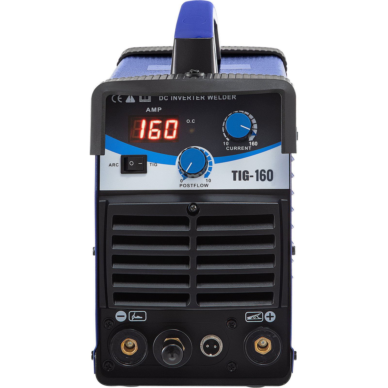 Tig Schweißgerät 160 Amp Tig Stab Schweißgerät 110V/220V Dual Voltage Tragbar Tig Schweißmaschine TIG ARC MMA Stab IGBT DC Inverter Schweißgerät Kombi-Schweißen Maschine (TIG 160 Amp 110/220V)