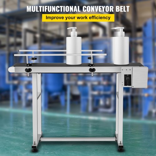 VEVOR Elektrisches Förderband 1500×250×750 Mm ? Produktbild-Vorschau 2