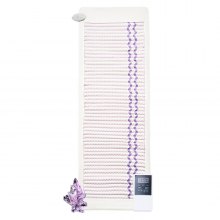 VEVOR Ferninfrarot Wärmepad Amethyst-Edelsteine Therapiematte mit Timer 183x61cm