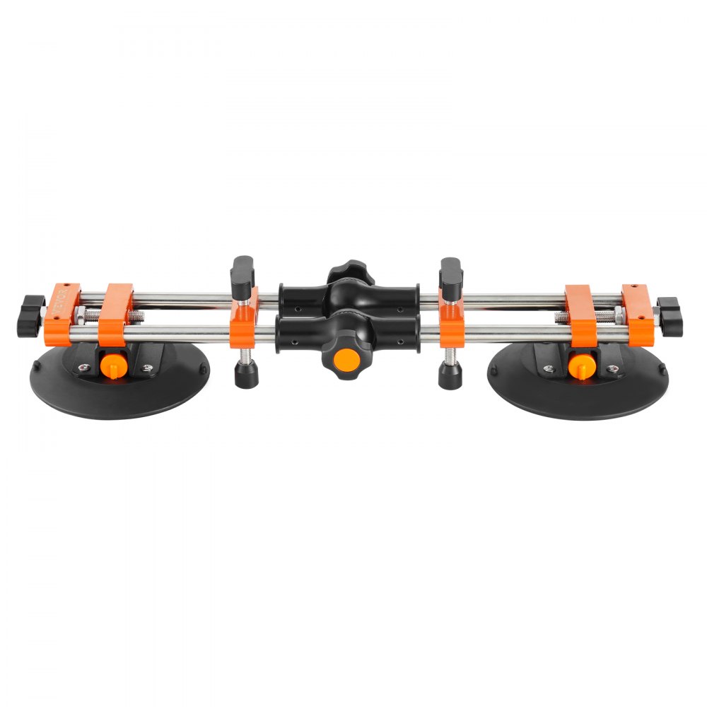 VEVOR Nahtsetzer, 2er-Pack Granit-Nahtverbinder mit 152 mm Vakuum-Saugnäpfen, Steinsetzer zum Verbinden & Nivellieren von Fugen, 90°-120° verstellbar, Ideal für Fliesen- & Marmorplatten