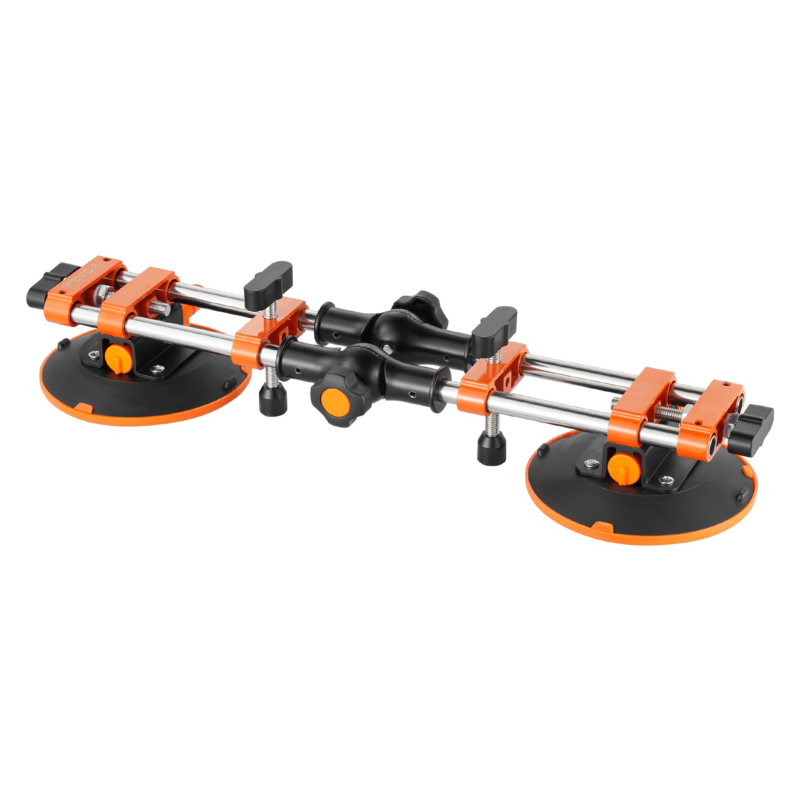 VEVOR Nahtsetzer, 2er-Pack Granit-Nahtverbinder mit 152 mm Vakuum-Saugnäpfen, Steinsetzer zum Verbinden & Nivellieren von Fugen, 90°-120° verstellbar, Ideal für Fliesen- & Marmorplatten