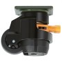 VEVOR 4-piece set of swivel casters, φ50.8mm, height-adjustable furniture casters, transport casters, 0.5 ton load capacity, heavy-duty nylon casters, leveling casters, load casters, guide casters for wooden shelves, furniture, and workbenches