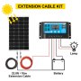 Vevor Solarpanel Kit Solarmodul 150w Solaranlage 1000v Dc Abs-montagehalterung