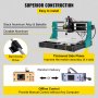 VEVOR 2500 mW CNC 3018 DIY Graviermaschine Pro 300x180x45mm Engraving Machine 3 Achse Mini Lasergravierer mit GRBL Steuerkarte und Offline Controller