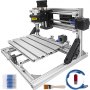 DIY CNC-Maschine-Kit 2418 GRBL Steuerung Graviermaschine 3 Achsen Fräsmaschine für Holz PVB PCB