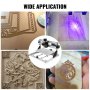 VEVOR 3018 CNC Fräsmaschine 3 Achsen Graviermaschine Fräsmaschine CNC Router Kit 500mw Laser USB und Offline Steuerung